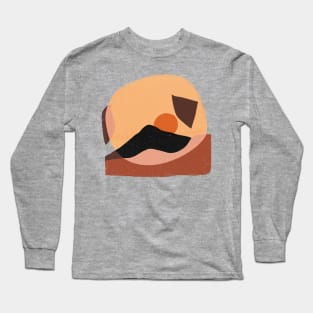 Abstract Mountain Pug Long Sleeve T-Shirt